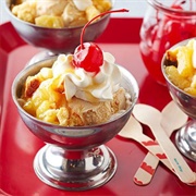 Pineapple Upside Down Sundaes