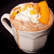 Orange Pisco Hot Chocolate