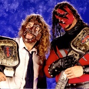 Kane and Mankind WWE World Tag Team Champion