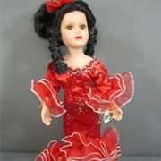 Doll I a Red Dress