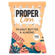 Peanut Butter Almond Popcorn