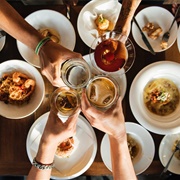 Have Three Meals in Three Countries in a Day