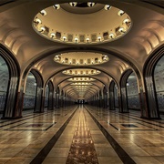 Mayakovskaya Station, Moscow, Russia