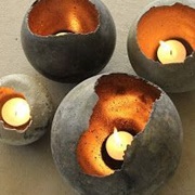 Selfmade Light Bowls Out of Cement