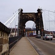 Hotel Overlooking Wheeling Suspension Bridge (Over Ohio River)