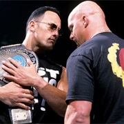 Steve Austin vs. the Rock