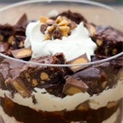 Peanut Butter Cup Brownie Trifle