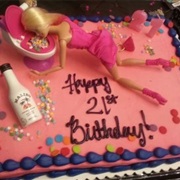 21st Birthday Cake