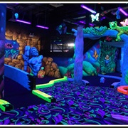 Glow-In-The-Dark Mini Golf
