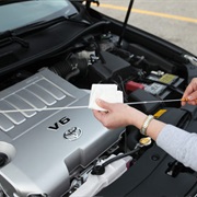 Learned How to Check the Oil in a Car