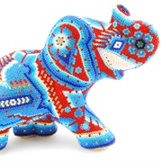 Huichol Beaded Elephant