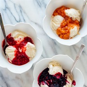 Raspberry and Blackberry Compote.