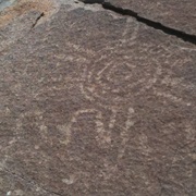 Carved Rock Petroglyphs in Corona