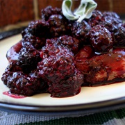 Blackberry-Glazed Pork Chops
