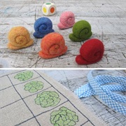 Selfmade Snailrace Game