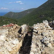 Ancient Acropolis at Sami, Kefalonia, Greece