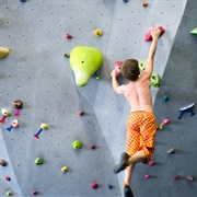 Rock Climb as a Kid