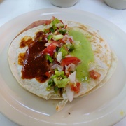 Ham Sincronizado With Oaxaca Cheese, Pico De Gallo & Salsa Verde