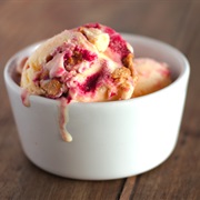 Raspberry Pavlova Ice Cream