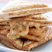 Scrambled Egg and Baked Bean Sandwich