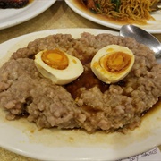 Steamed Pork With Salted Duck Eggs