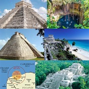 Yucatan Peninsula, Mexico - Mayan Ruins, Cenote, Chicxulub Impact
