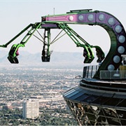 All Three Rollercoasters at Stratosphere Vegas