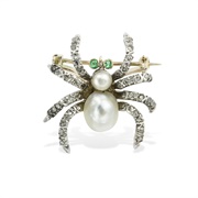 Pearl, Diamond and Emerald Spider