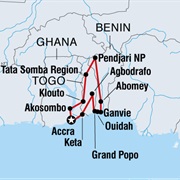 Ghana Togo and Benin
