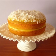 Cantaloupe Cake With Citrus Curd and Coconut