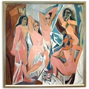 See Picasso's 'The Young Ladies of Avignon'