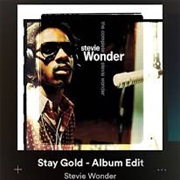 Stevie Wonder - Stay Gold