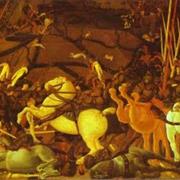 Uccello: Battaglia Di San Romano/Part I (1456) - Uffizi, Firenze
