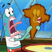 Restraining SpongeBob