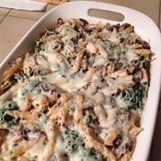 Portobello Penne Pasta Casserole