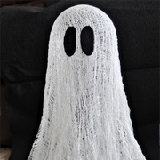 Make Floating Cheesecloth Ghosts