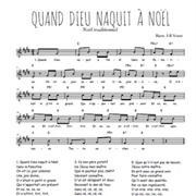 Quand Dieu Naquit a Noël