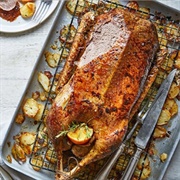 Honey-Glazed Roast Goose