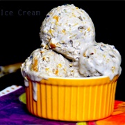 Lavender and Apricot Ice Cream