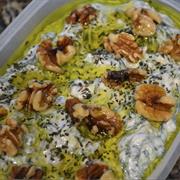Borani Esfanaj (Yoghurt, Walnut, Spinach Side Dish)