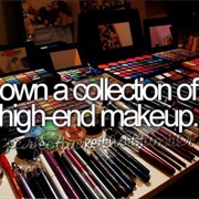 Own a Collection of High-End Makeup