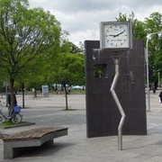 Crooked Clock Earthquake Memorial