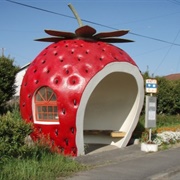 Strawberry Bus Stop