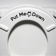 Leave Toilet Seat Up/Down