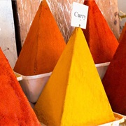 Spices Souk in Casablanca, Morocco