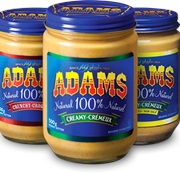 Adams 100% Natural Peanut Butter