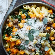 Sausage and Butternut Squash Pasta