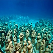 Cancun&#39;s Underwater Museum, Mexico