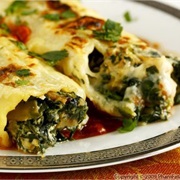 Spinach Cannelloni
