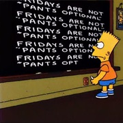 Using Fridays as Pants Optional